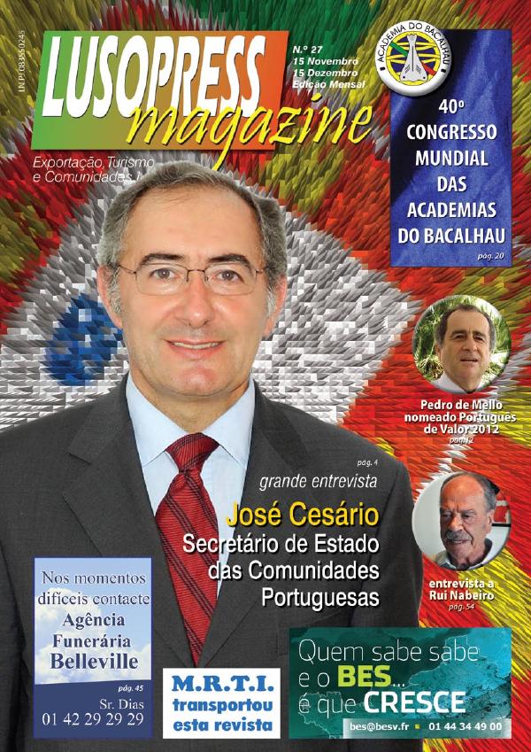 Capa da edição Nº27