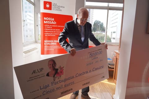 ALUP entregou primeiro donativo