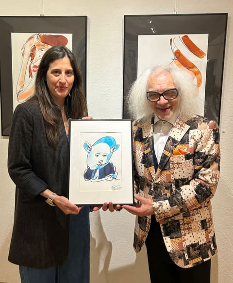 Orlando Pompeu inaugurou exposição na Suíça