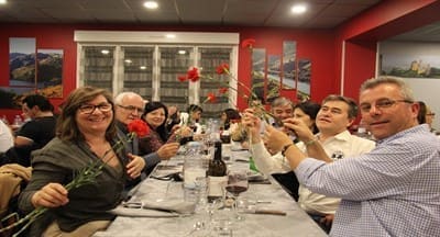 Jantar da Liberdade, em Paris, para assinalar o 25 de Abril de 1974