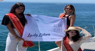 Lady Lisboa proporciona passeio de barco às vencedoras Miss Portuguesa França 2018