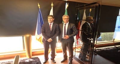 Les Dauphins recebe visita do Secretário de Estado da Internacionalização
