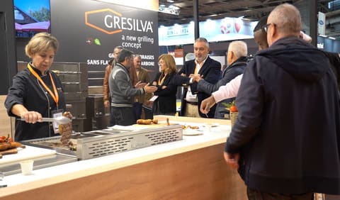 Gresilva na EquipHotel com a chef Dina Oliveira