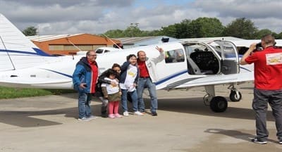 Crianças com necessidades especiais voltam a sonhar no céu