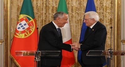 Presidente Marcelo Rebelo de Sousa em visita de Estado a Itália