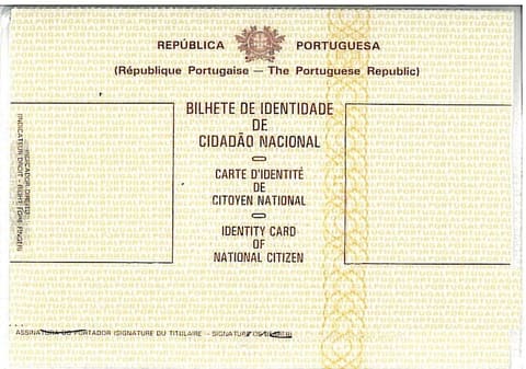Ainda usa Bilhete de Identidade?