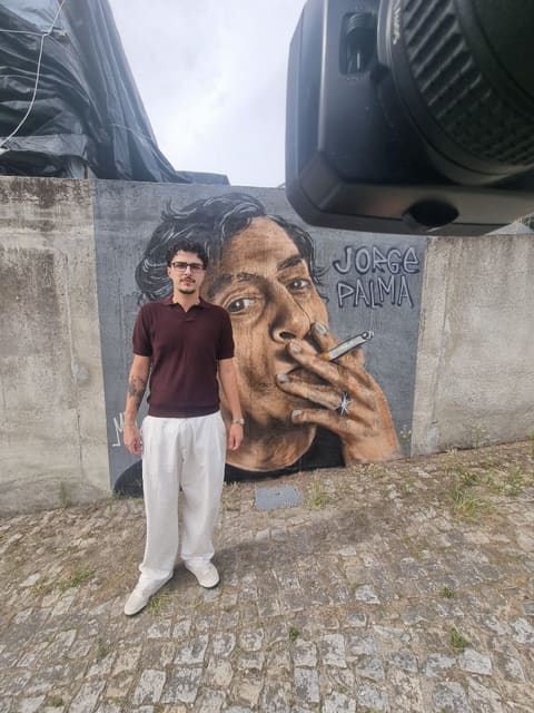 Majé eterniza Jorge Palma numa parede