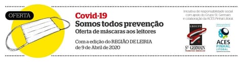Jornal Região de Leiria oferece máscaras de proteção aos leitores