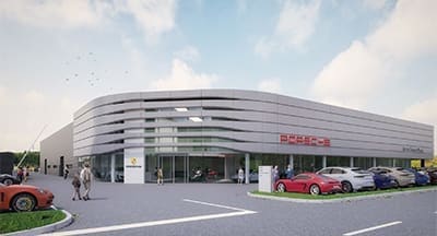 Groupe Saint Germain vai construir o maior centro de distribuição da Porsche, em Poissy