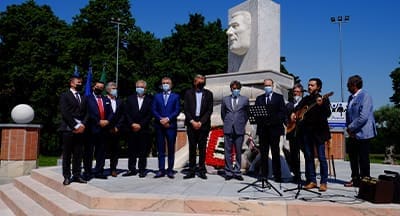 Les Amis du Plateau assinalaram o 5º aniversário do monumento de Champigny