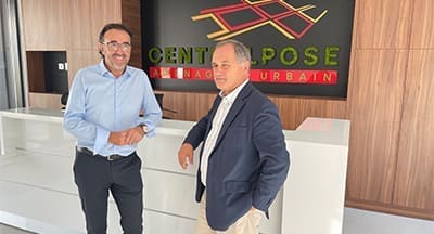 Empresário Artur Machado recebeu Paulo Pisco nas novas instalações da Centralpose