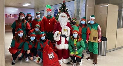 Associação Dimitri Francisco levou magia do Natal ao IPO do Porto, adaptando-se à situação pandémica