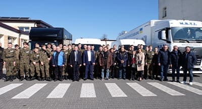 De Paris à Polónia: a caravana "Todos juntos pela Ucrânia" já chegou ao destino