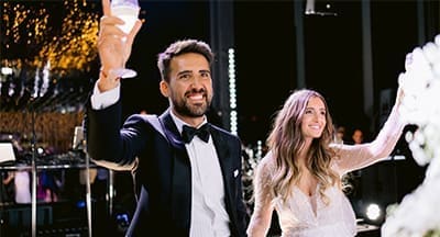 Carina e David da Silva celebraram o seu casamento em Portugal