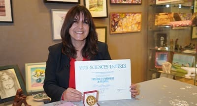 Nathalie Afonso recebeu prémio da academia francesa de artes, ciências e letras