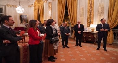José Augusto Duarte abriu portas da Embaixada em França para receção a dirigentes associativos