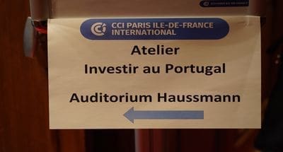 Atelier ‘Investir em Portugal’ organizado pela CCI Luso-Francesa, com apoio da AICEP