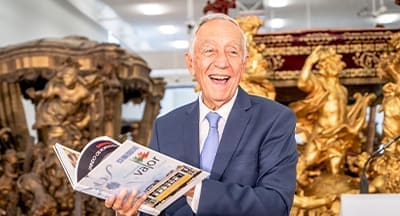 Presidente da República Marcelo Rebelo de Sousa recebeu comitiva dos Portugueses de Valor 2023