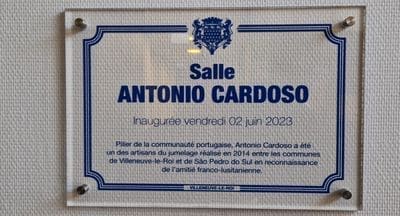 Sala ANTÓNIO CARDOSO inaugurada em Villeneuve Le Roi
