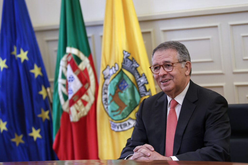 O Presidente da República, António José Seguro, durante a receção nos Paços do Concelho de Vila Nova de Cerveira, 23 de agosto de 2026. MANUEL FERNANDO ARAÚJO/ LUSA